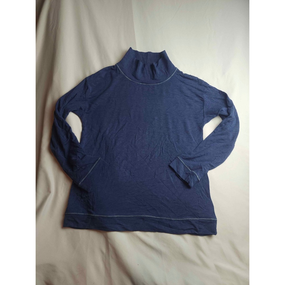 Vineyard Vines Womens XL Navy Blue Mock Neck Long Sleeve Knit Top‎ Pullover
